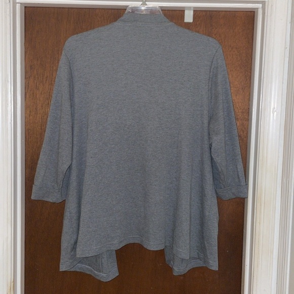 Croft & Barrow draped front cardigan​​ - Picture 2 of 3